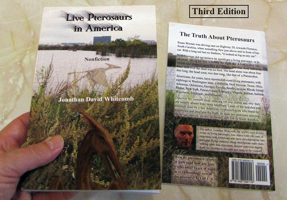 back and front covers of Live Pterosaurs in America book