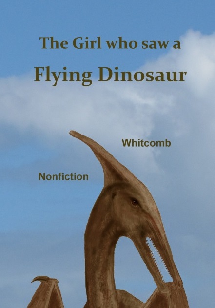 cover of the paperback book "The Girl who saw a Flying Dinosaur"
